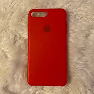 Apple 🍎 iPhone 7/8 plus, Apple case in Red